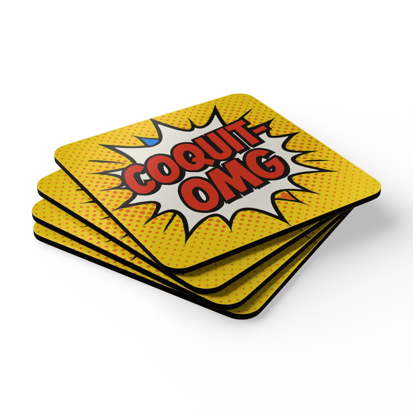 Coquit-OMG – 4 Piece Coaster Set