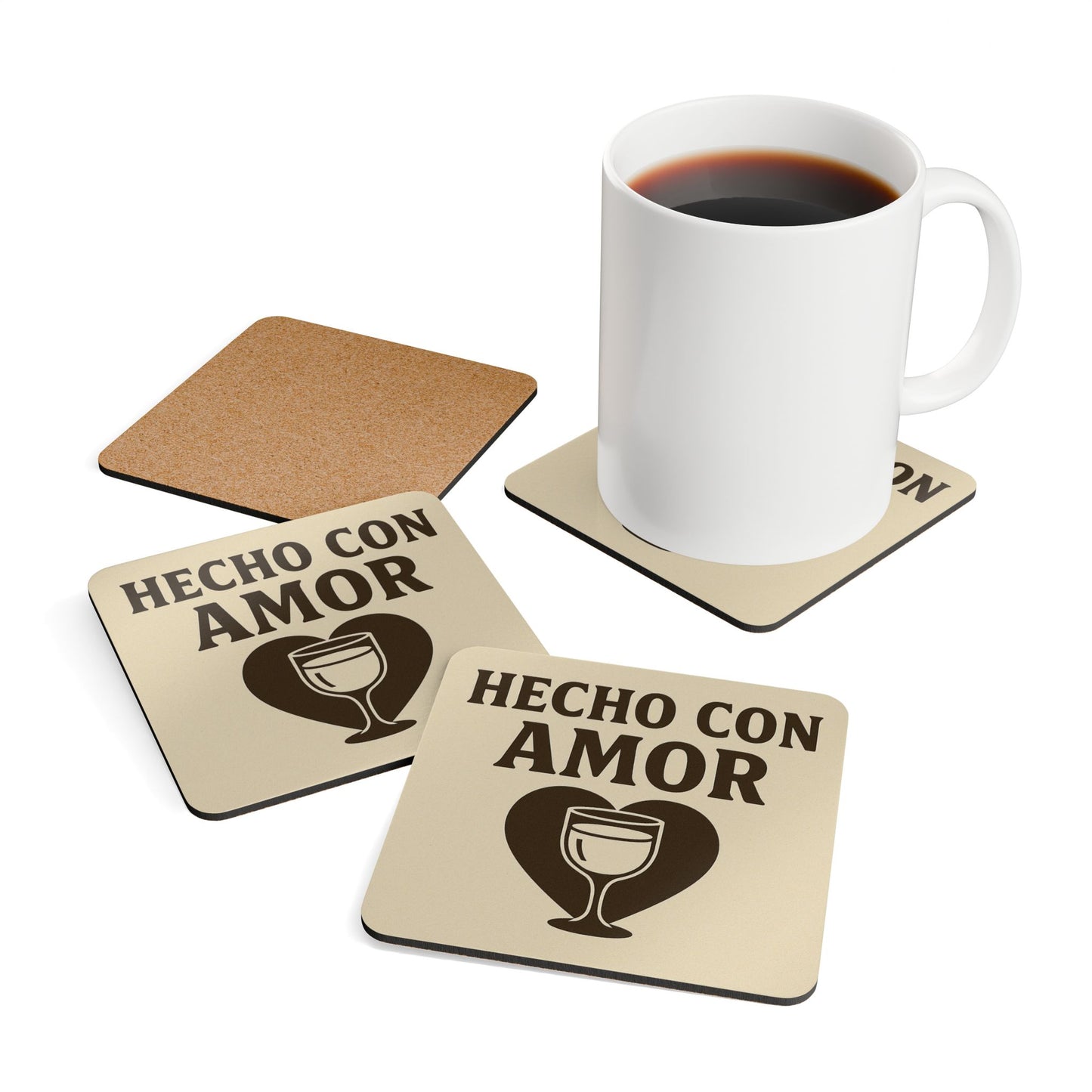 Hecho Con Amor – 4 Piece Coaster Set