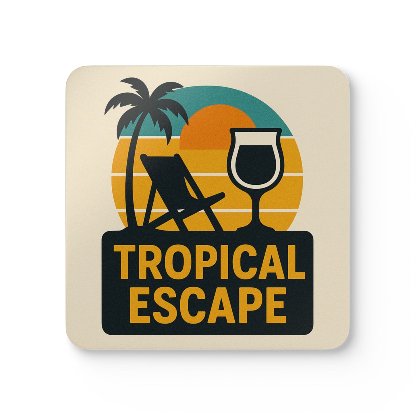 Tropical Escape – 4 Piece Coaster Set