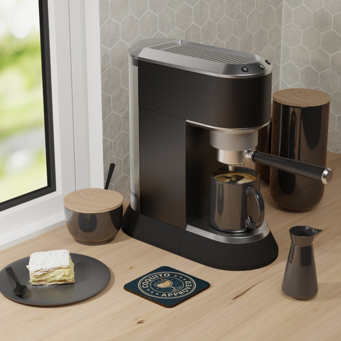 Coquito Approved – Single Coaster