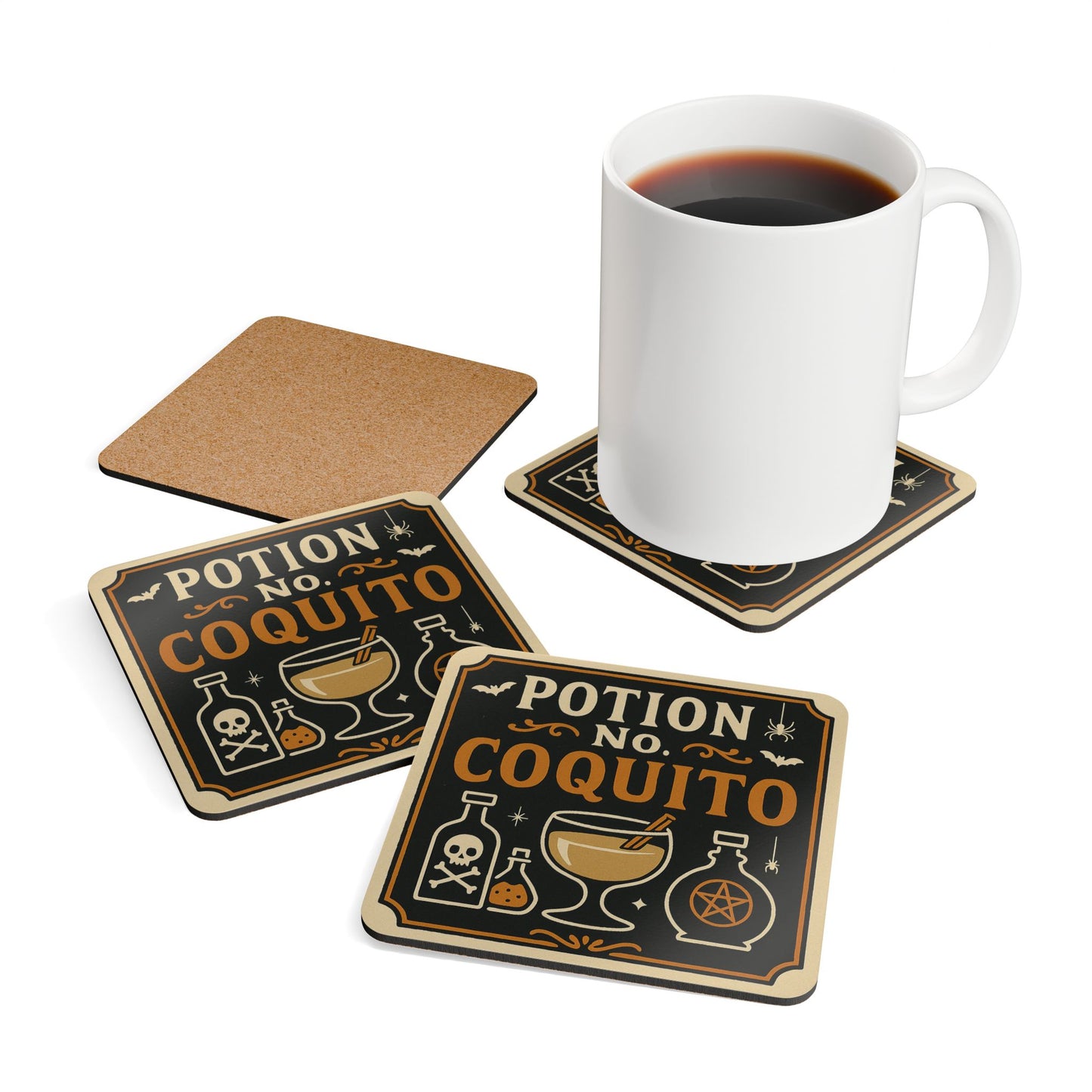 Potion No. Coquito – 4 Piece Coaster Set