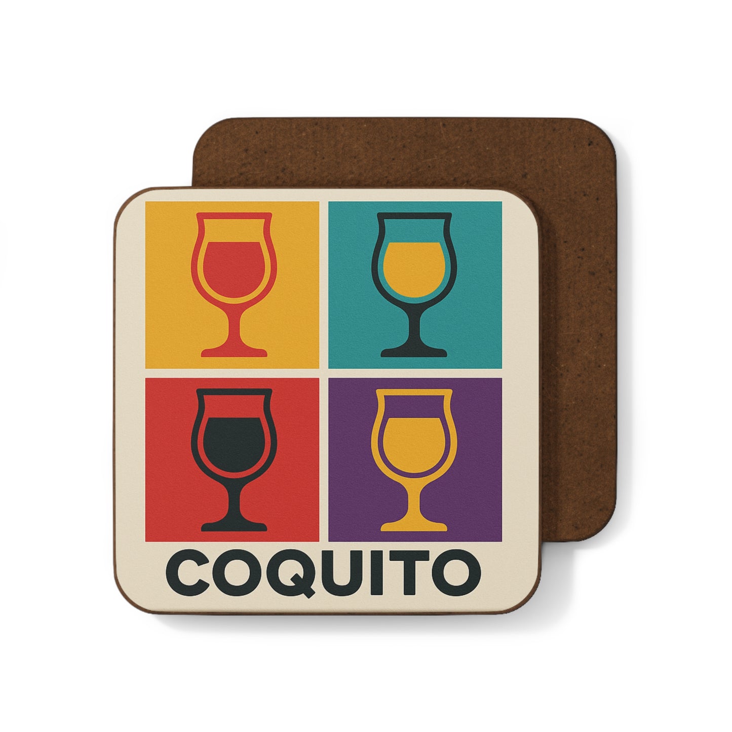 Pop Art Coquito – Single Coaster