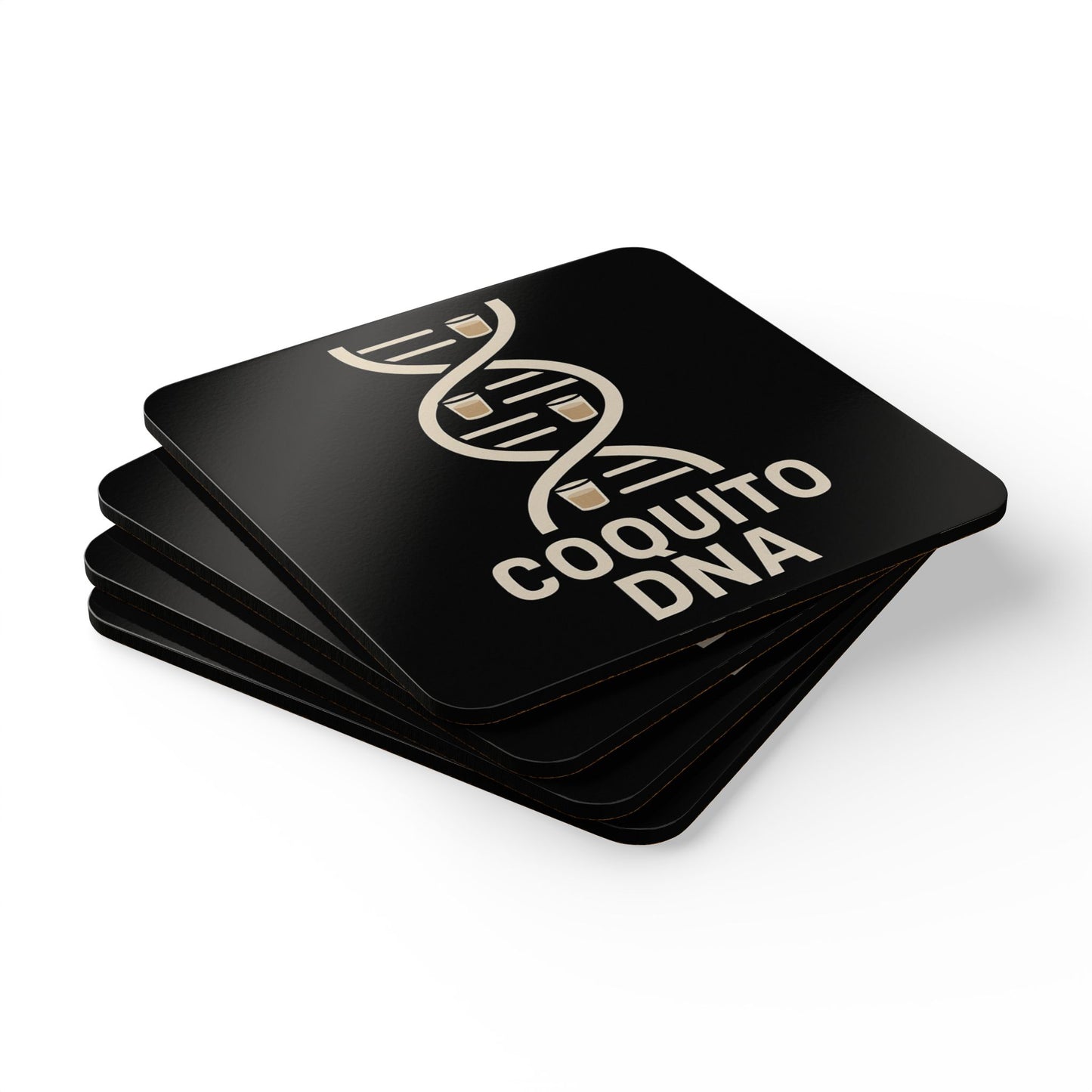 Coquito DNA – 4 Piece Coaster Set