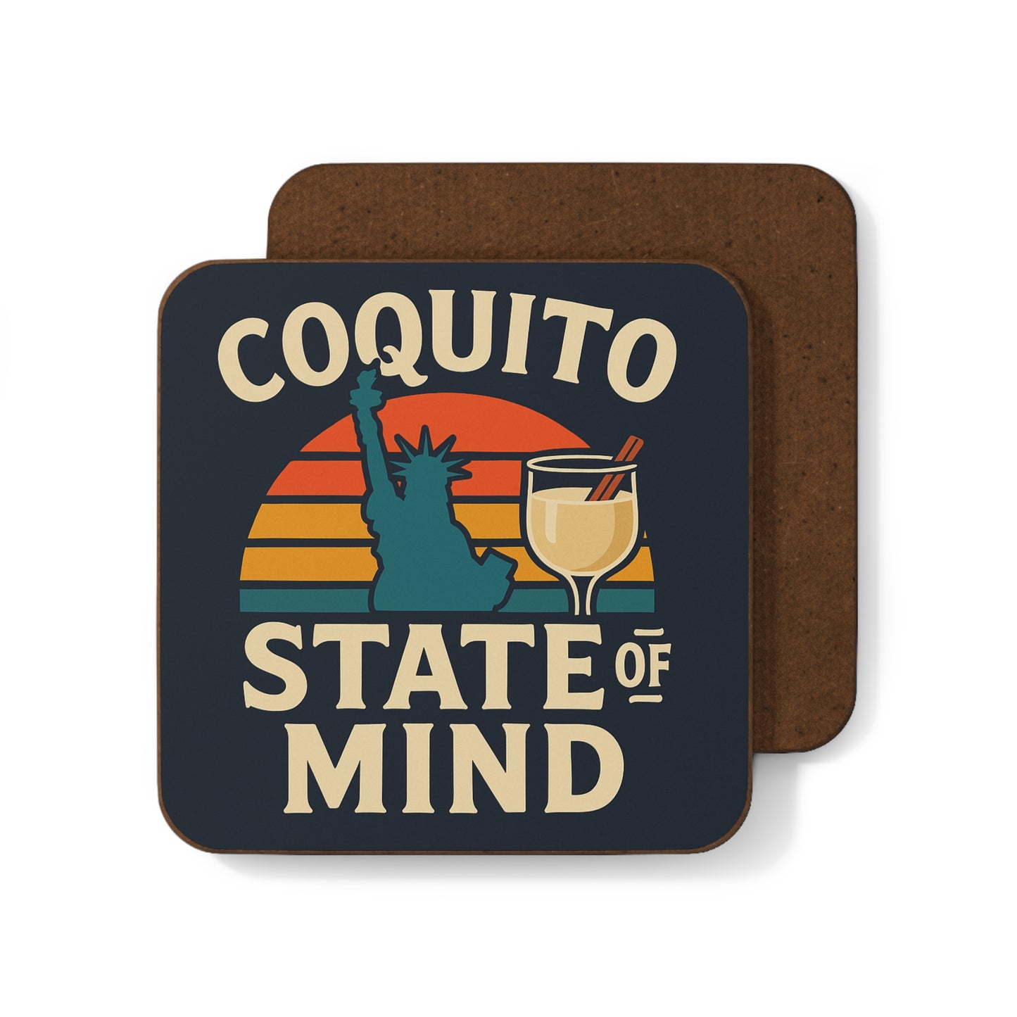 Coquito State of Mind – Single Coaster