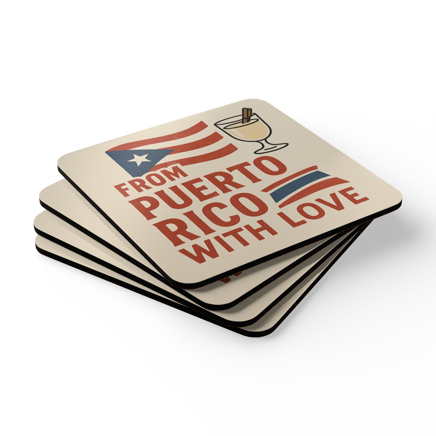 From Puerto Rico With Love – 4 Piece Coaster Set