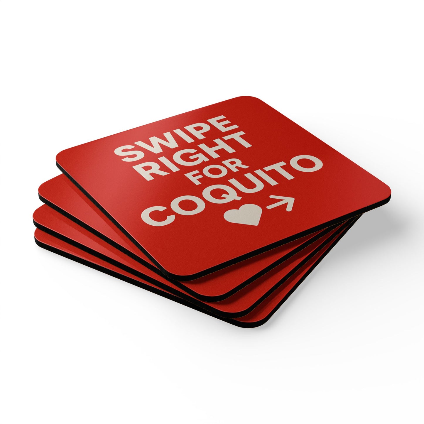 Swipe Right for Coquito – 4 Piece Coaster Set