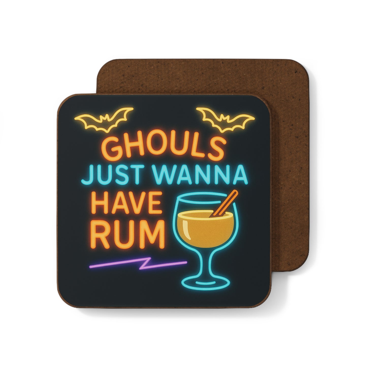 Ghouls Just Wanna Have Rum – Single Coaster