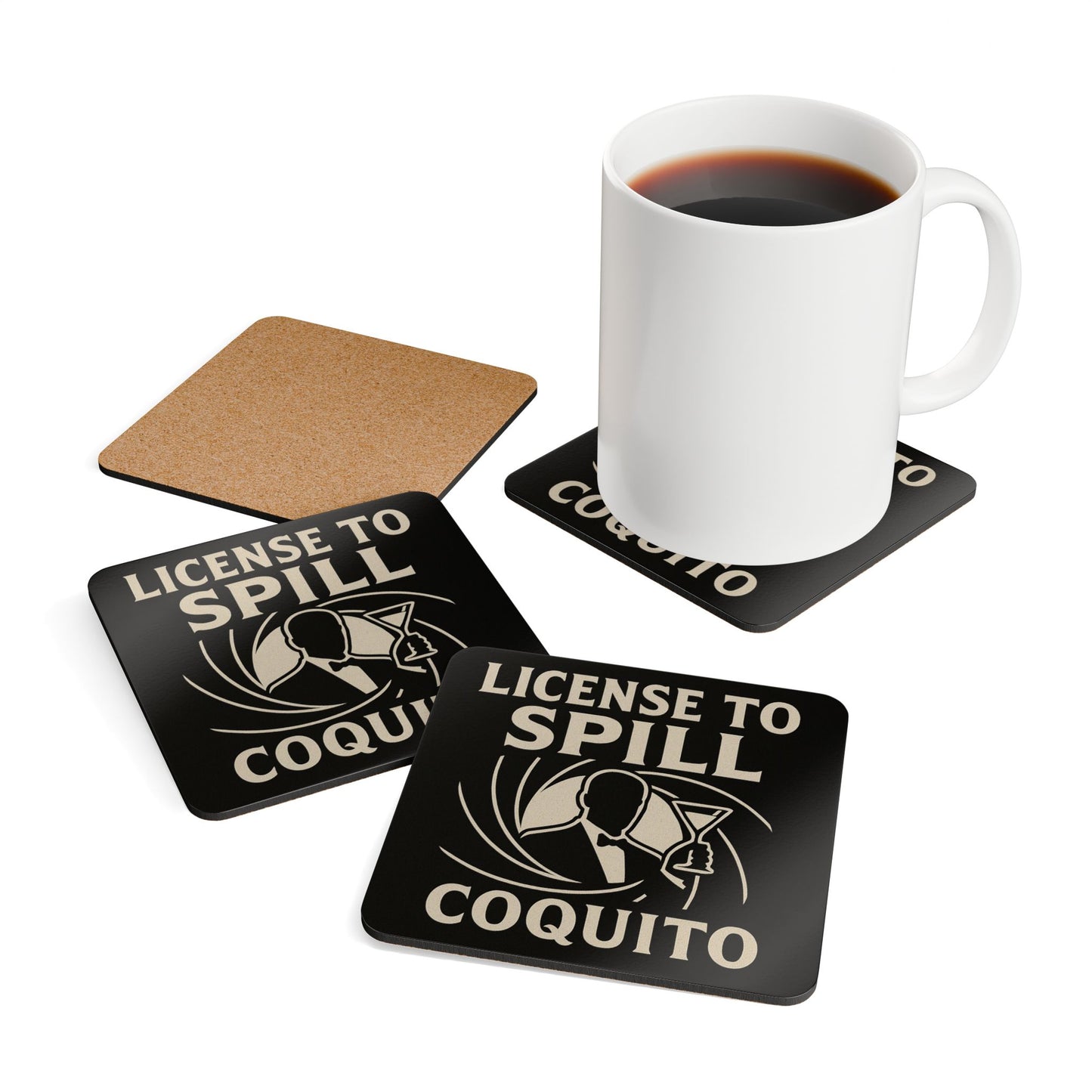 License to Spill Coquito – 4 Piece Coaster Set