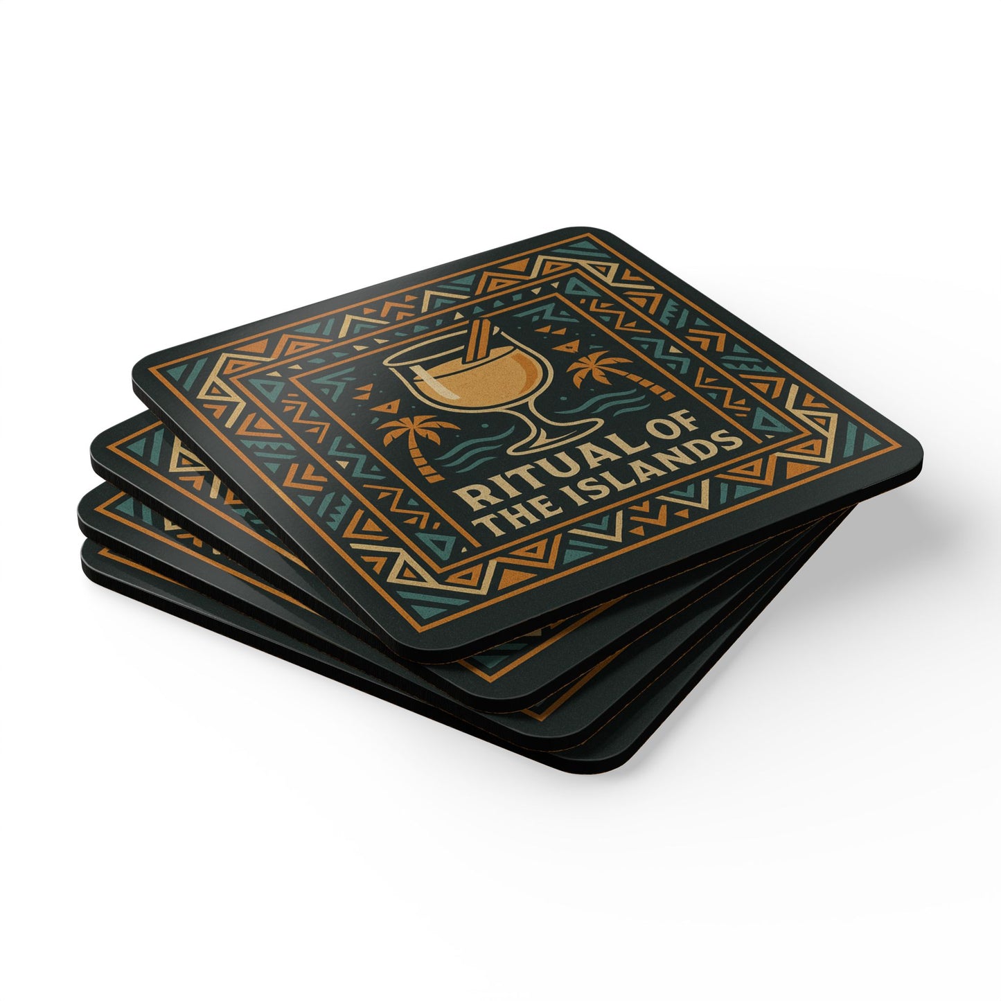 Ritual of the Islands – 4 Piece Coaster Set