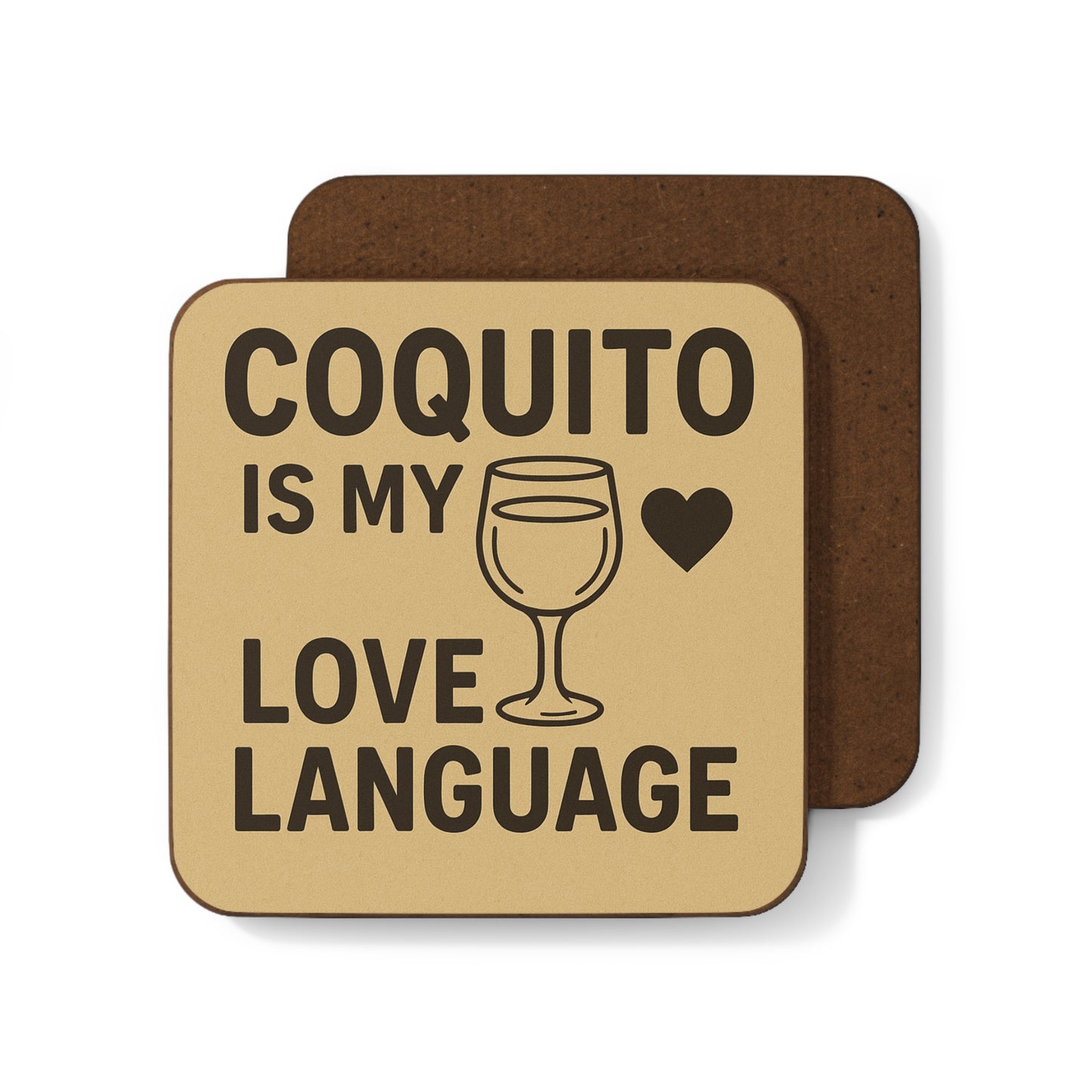 Coquito Is My Love Language ā Single Coaster