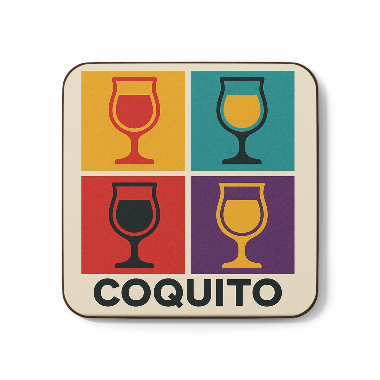 Pop Art Coquito – Single Coaster