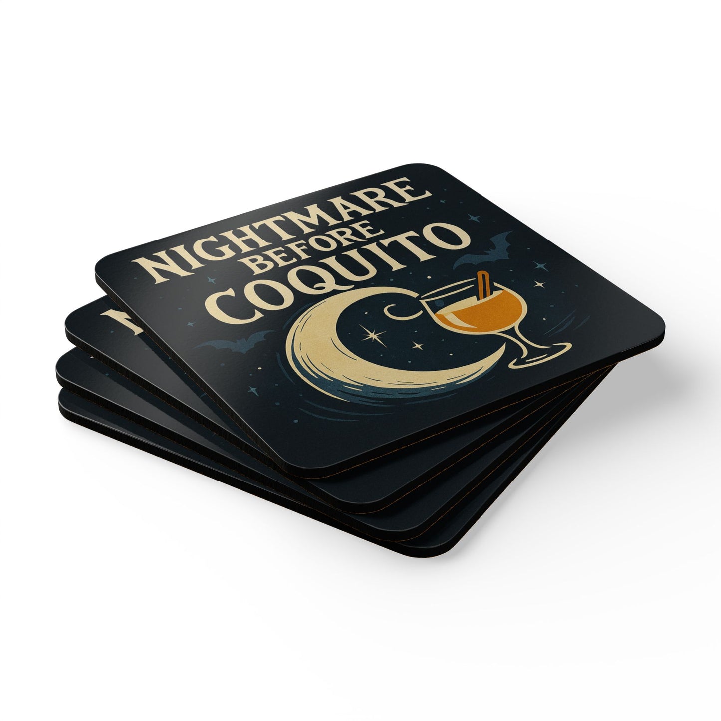 Nightmare Before Coquito – 4 Piece Coaster Set