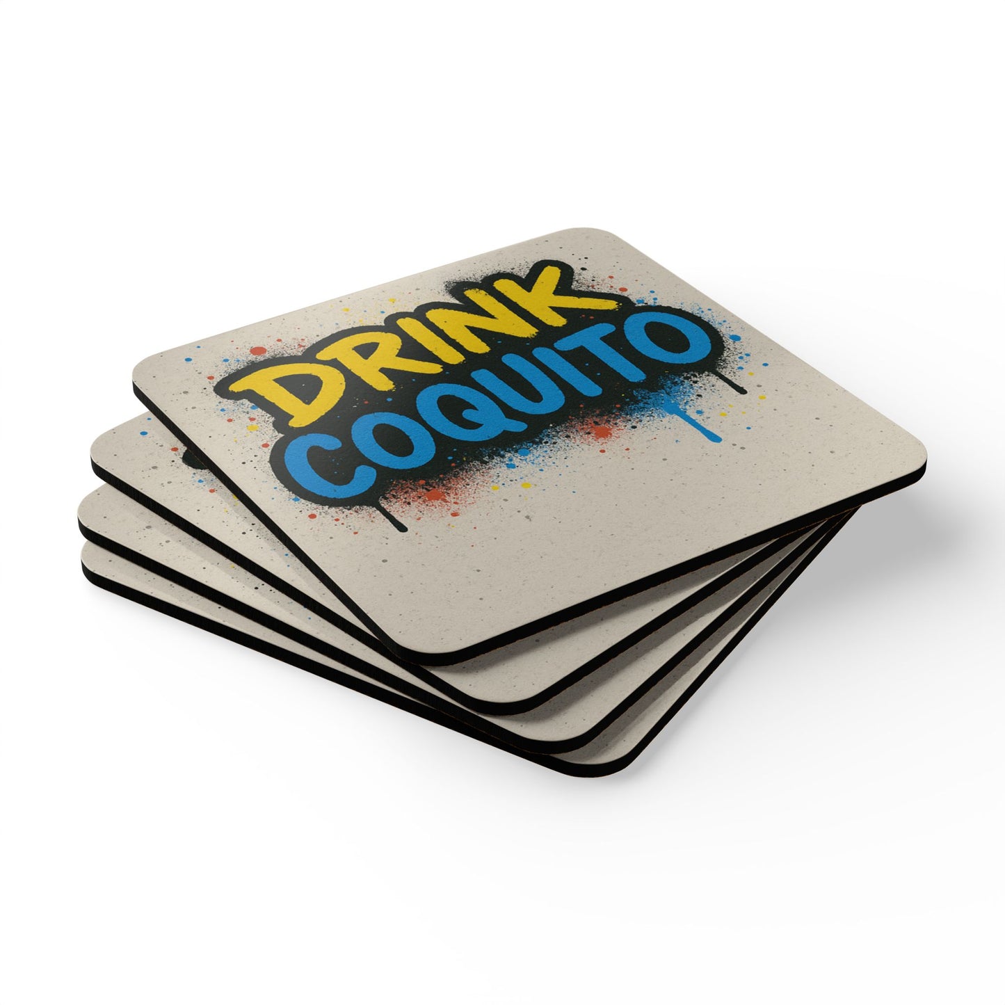 Drink Coquito – 4 Piece Coaster Set