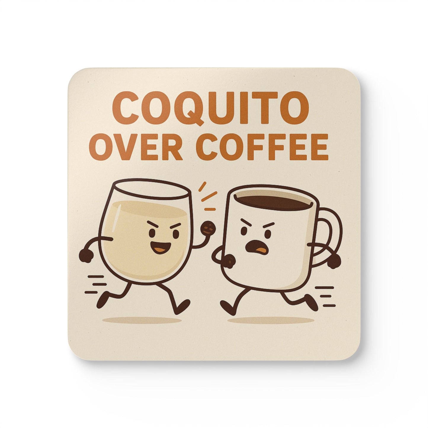 Coquito Over Coffee – 4 Piece Coaster Set