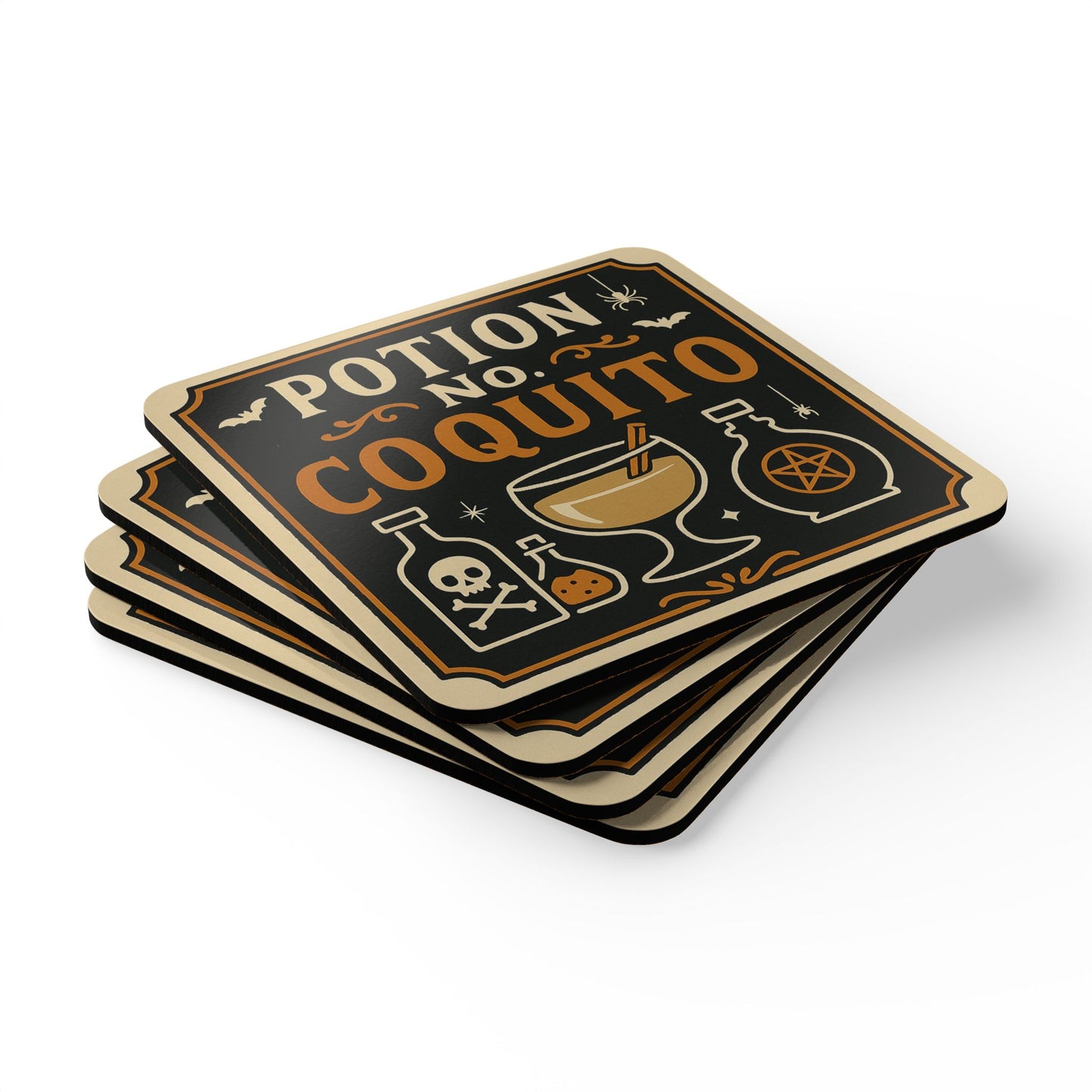 Potion No. Coquito – 4 Piece Coaster Set