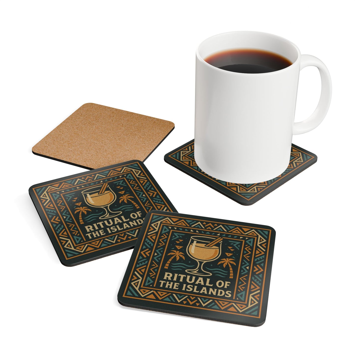 Ritual of the Islands – 4 Piece Coaster Set
