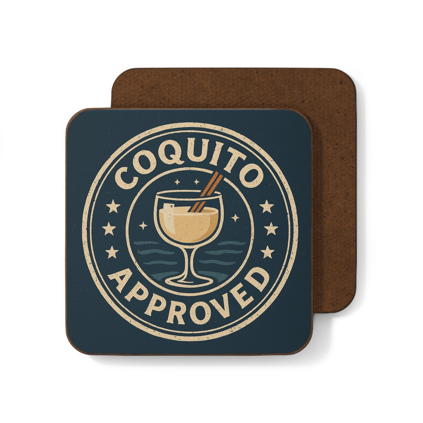 Coquito Approved – Single Coaster