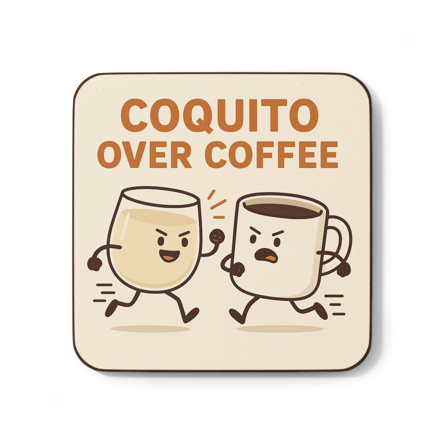 Coquito Over Coffee – Single Coaster