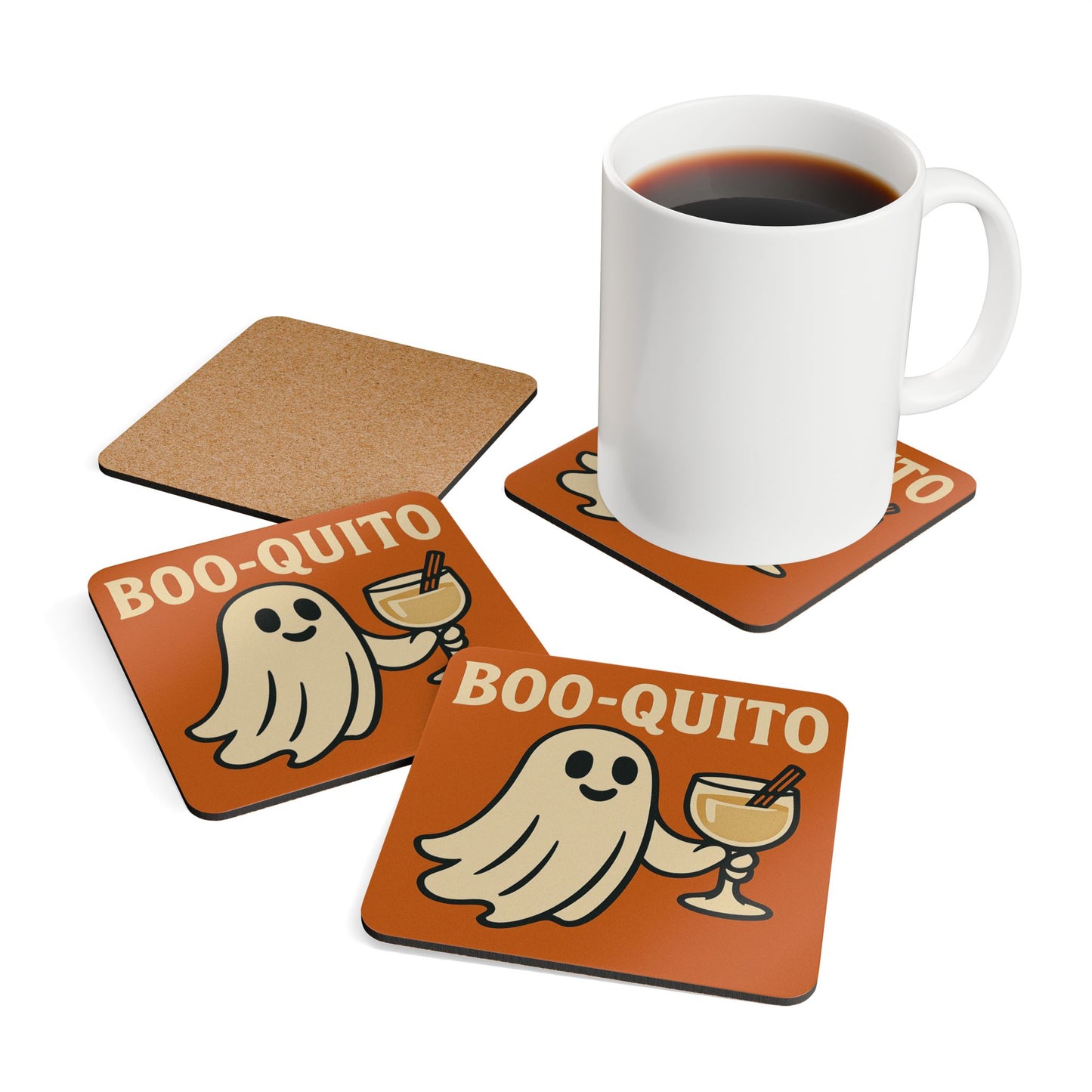 Boo-quito – 4 Piece Coaster Set