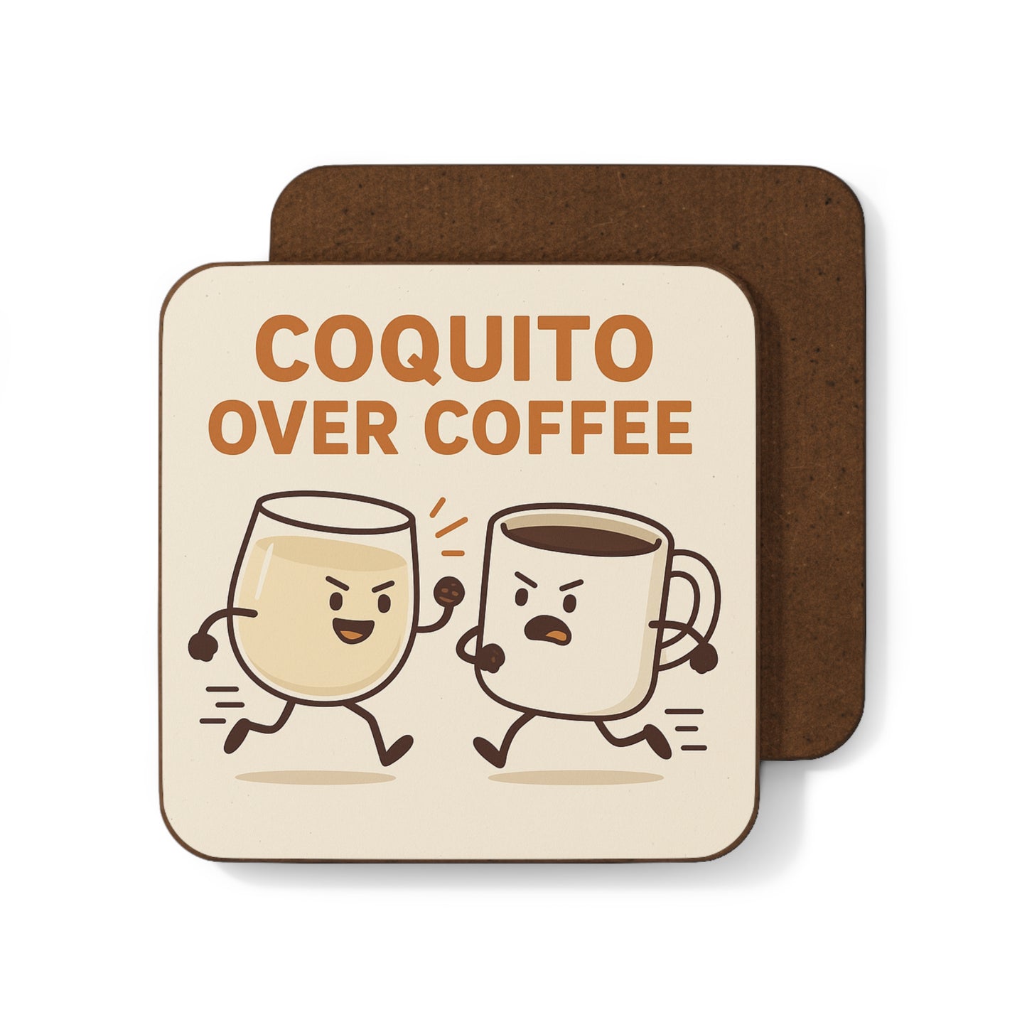 Coquito Over Coffee – Single Coaster