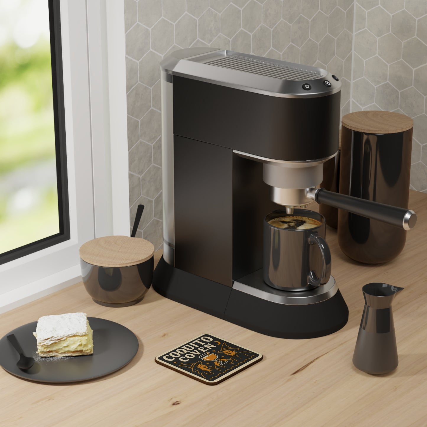 Coquito Coven β Single Coaster