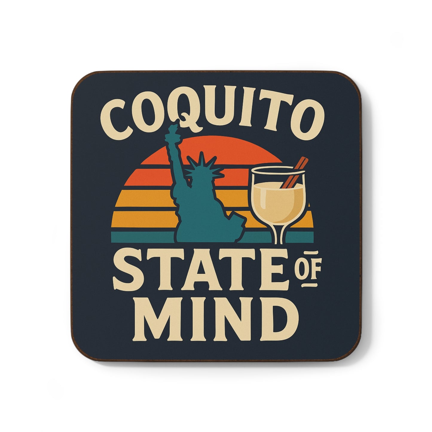 Coquito State of Mind – Single Coaster