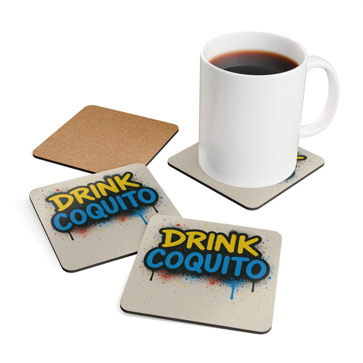 Drink Coquito – 4 Piece Coaster Set