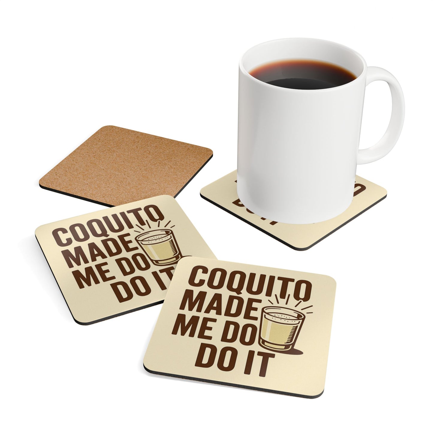 Coquito Made Me Do It – 4 Piece Set