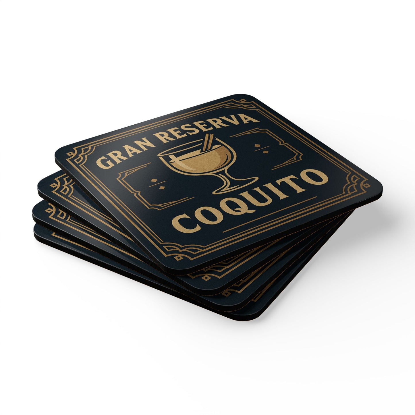 Gran Reserva Coquito – 4 Piece Coaster Set