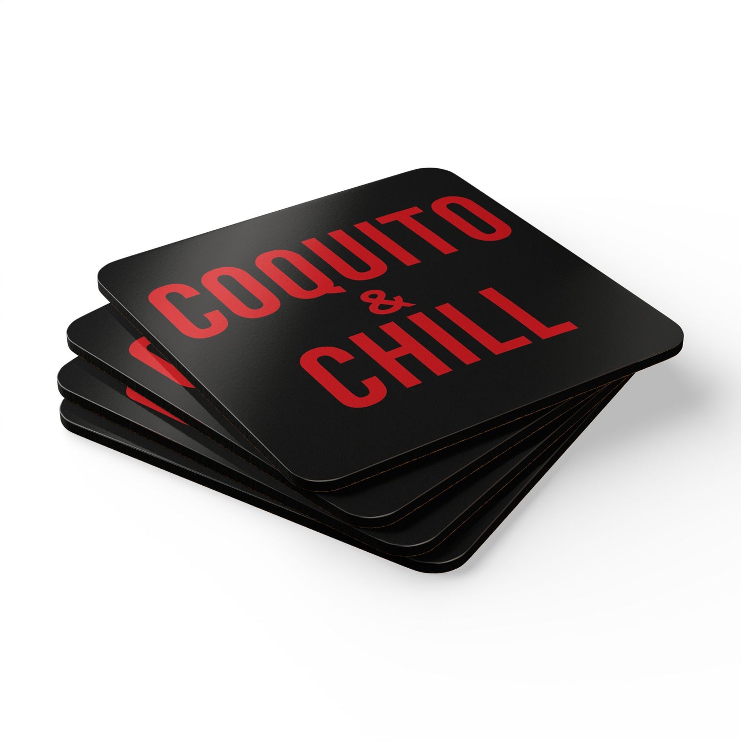 Coquito & Chill – 4 Piece Coaster Set