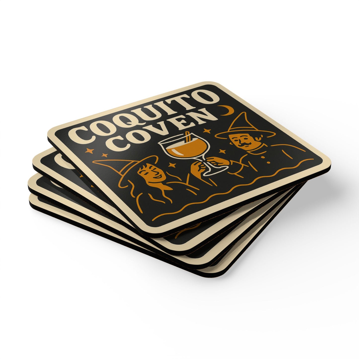 Coquito Coven – 4 Piece Coaster Set
