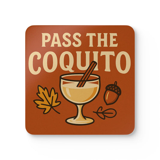 Pass the Coquito – 4 Piece Coaster Set