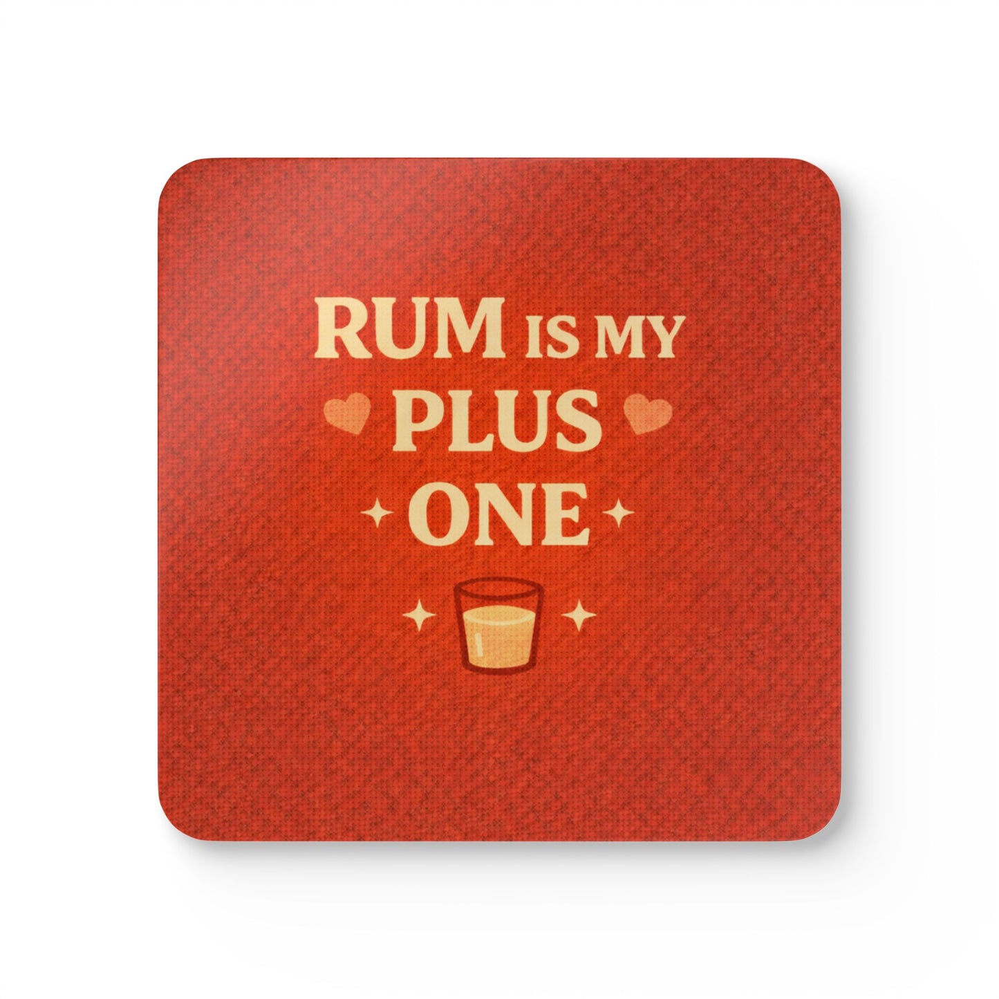 Rum Is My Plus One (4-Piece Coaster Set)
