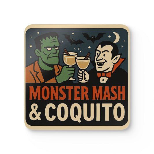 Monster Mash & Coquito – 4 Piece Coaster Set
