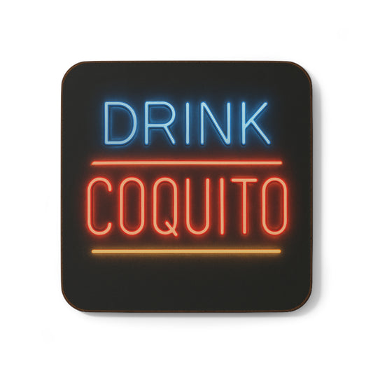 Drink Coquito (Neon Edition) – Single Coaster