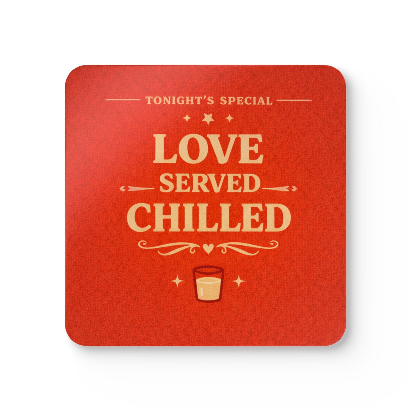 Love Served Chilled (4-Piece Coaster Set)