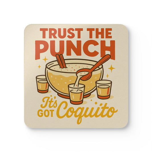 Trust the Punch – 4 Piece Coaster Set