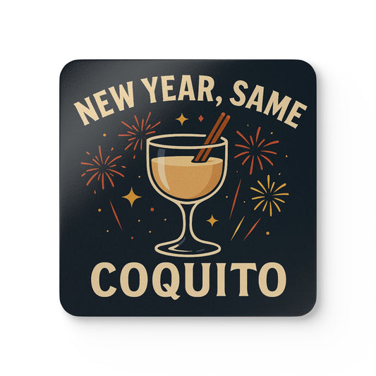 New Year, Same Coquito – 4 Piece Coaster Set
