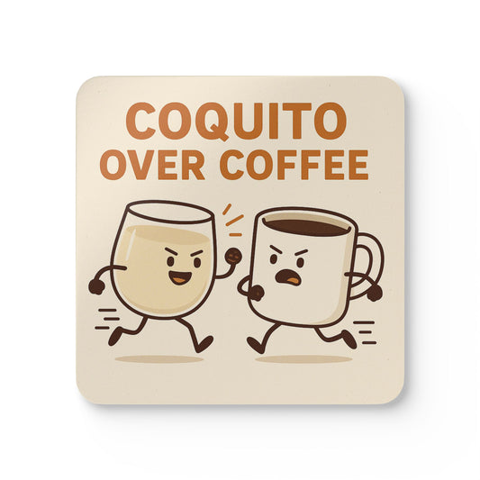 Coquito Over Coffee – 4 Piece Coaster Set