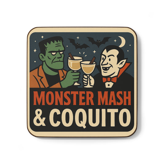 Monster Mash & Coquito – Single Coaster
