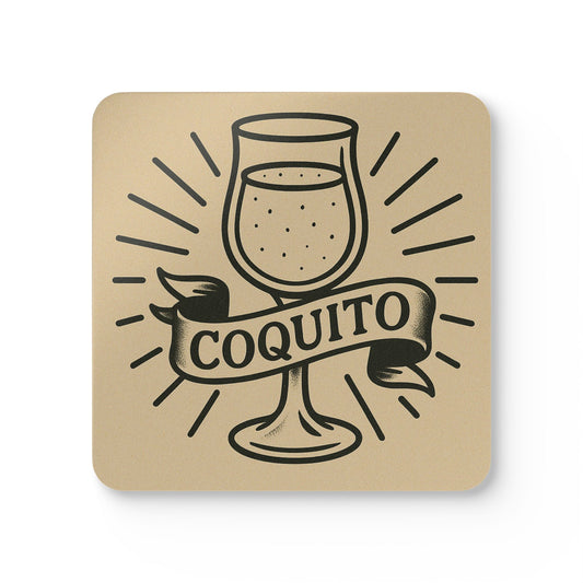 Tattoo Style Coquito – 4 Piece Coaster Set