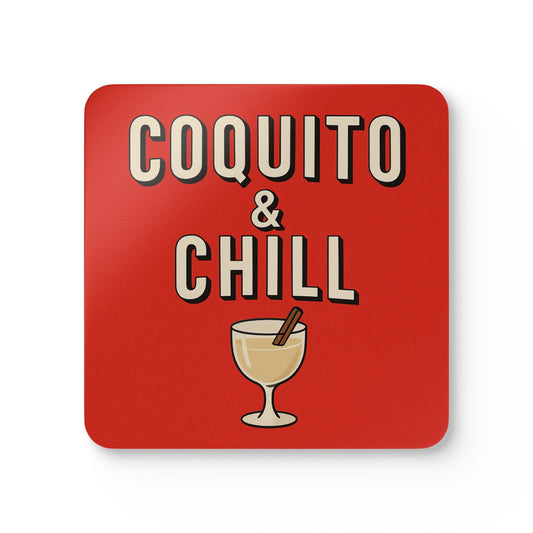 Coquito & Chill – 4 Piece Coaster Set