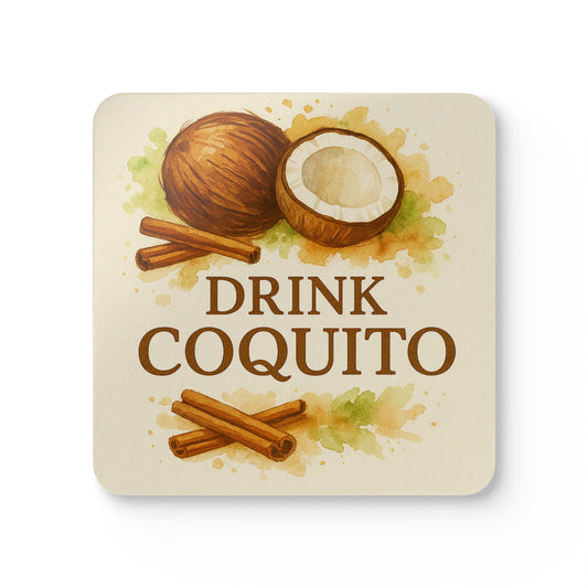 Drink Coquito – 4 Piece Coaster Set
