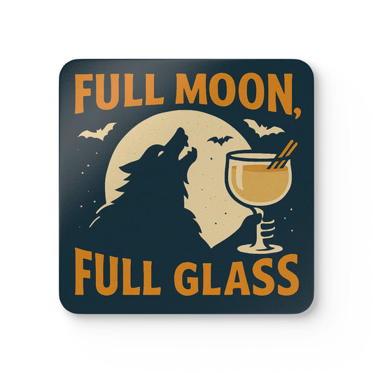 Full Moon, Full Glass – 4 Piece Coaster Set
