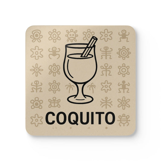 Taino Heritage Coquito – 4 Piece Coaster Set