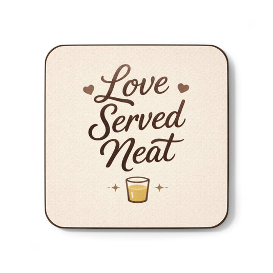 Love Served Neat (Single Coaster)